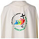 Casula Giubileo 2025 logo stampato colori avorio multilingue s8