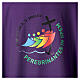 Jubilee 2025 purple chasuble, full-colour printed logo s2