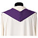 2025 Jubilee violet chasuble with multilingual printed logo in colours s10