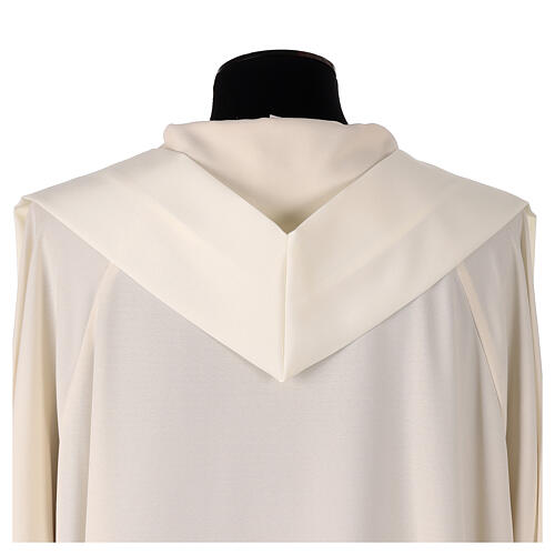 Chasuble with embroideried central band, 100% polyester, 4 colours 14