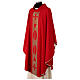 Chasuble with embroideried central band, 100% polyester, 4 colours s5