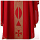 Chasuble with embroideried central band, 100% polyester, 4 colours s6