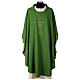 Kasel aus 100 % Polyester-Mikrofaser mit goldfarbener Stickerei – in vier liturgischen Farben s2