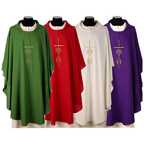 Chasuble in 4 colors microfiber 100% polyester