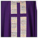 Chasuble with multicoloured band and collar, cotton and viscosa blend s8