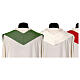 Chasuble with multicoloured band and collar, cotton and viscosa blend s19