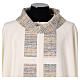 Chasuble bande centrale col multicolore mixte coton viscose s6