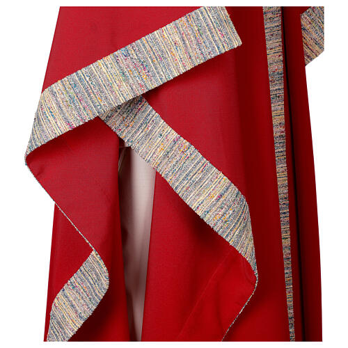 Casula fascione collo multicolor misto cotone viscosa 4