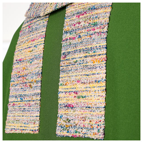 Casula fascione collo multicolor misto cotone viscosa 13
