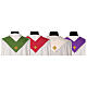 Chasuble galon avant et arrière tissu Vatican très léger s16