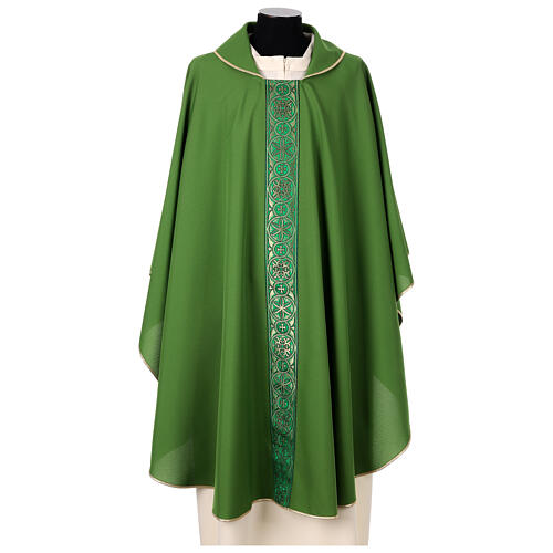 Chasuble in super-light Vatican fabric front and back 3