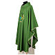 Chasuble of Jubilee 2025 with embroidered Latin logo, Vatican fabric, 4 colours s10