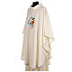 Chasuble Jubilee 2025 Latin embroidered logo Vatican fabric 4 colors s12