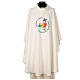 Jubilee 2025 chasuble with printed logo, 4 colours, Vatican fabric s7