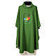 Casulla Jubileo 2025 tejido Vatican logotipo impreso 4 colores s3