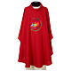 Casulla Jubileo 2025 tejido Vatican logotipo impreso 4 colores s5