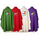 Casulla Jubileo 2025 tejido Vatican logotipo impreso 4 colores s14