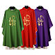 Chasuble Embroidery, Peace, Alpha and Omega s1