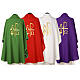 Chasuble Embroidery, Peace, Alpha and Omega s23