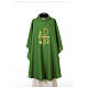 Chasuble broderie Paix Alpha et Oméga s2