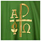 Chasuble broderie Paix Alpha et Oméga s3