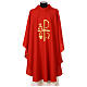 Chasuble broderie Paix Alpha et Oméga s5