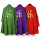 Chasuble broderie Paix Alpha et Oméga s11