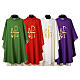 Chasuble broderie Paix Alpha et Oméga s14