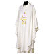 Chasuble broderie Paix Alpha et Oméga s19