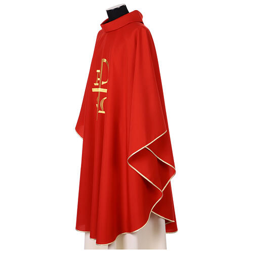 Chasuble Embroidered Peace Alpha and Omega 4