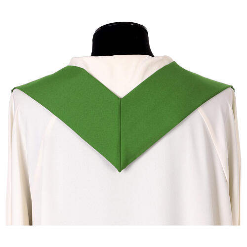 Chasuble Embroidered Peace Alpha and Omega 12