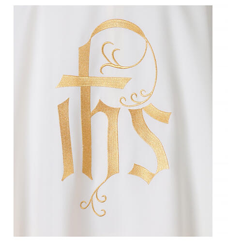 Chasuble brodée IHS recto verso 5