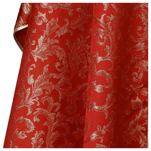 Damask lurex chasuble with galloon 7
