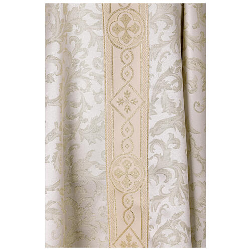 Damask lurex chasuble with galloon 9