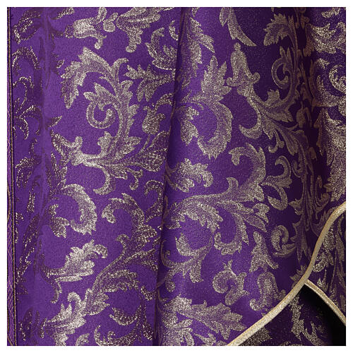 Damask lurex chasuble with galloon 13