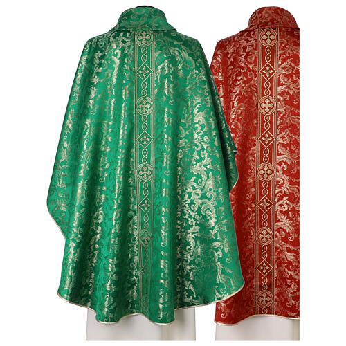 Damask lurex chasuble with galloon 14