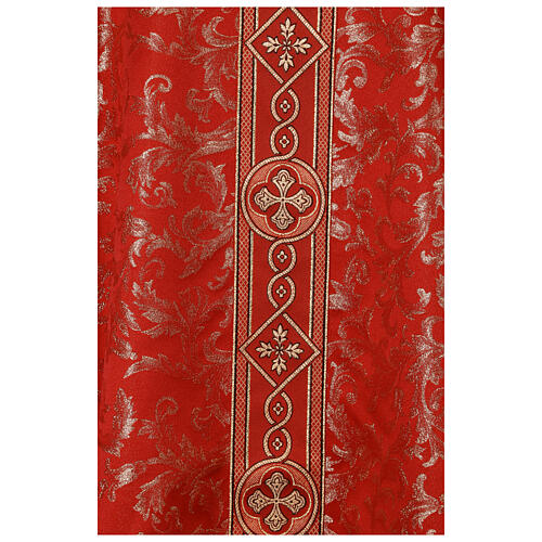 Chasuble damas lurex avec galon 6