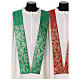 Chasuble damas lurex avec galon s15