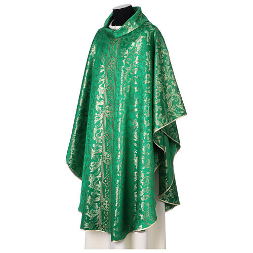 Casula damasco Lurex con gallone 2