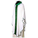 Chasuble en mélange soie galon recto verso avec pierres s3