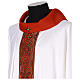 Chasuble en mélange soie galon recto verso avec pierres s6