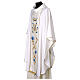 Chasuble mariale en soie avec bande centrale brodée s3