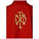 Chasuble broderie Pains et Poissons et au verso Alpha et Oméga s7