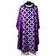 Modern chasuble with cross print by Vebi Confezioni s8
