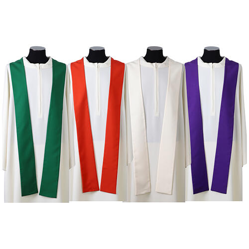 Casulla moderna impresión con cruces Vebi Confezioni 14