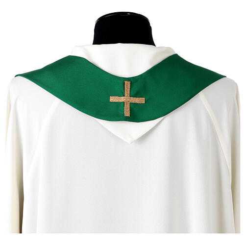 Casulla moderna impresión con cruces Vebi Confezioni 15