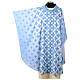 Casula celeste stampa con croci blu Vebi Confezioni s3