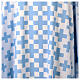 Light blue chasuble printed with blue crosses Vebi Confezioni s2
