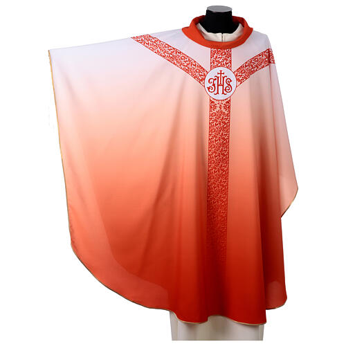 Chasuble IHS avec motifs floraux Vebi Confezioni 4