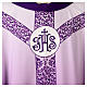 IHS chasuble with floral motifs Vebi Confezioni s9